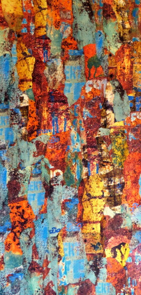 Collages titled "UnExploded Ordnance…" by Patrick Haentzler, Original Artwork, Collages