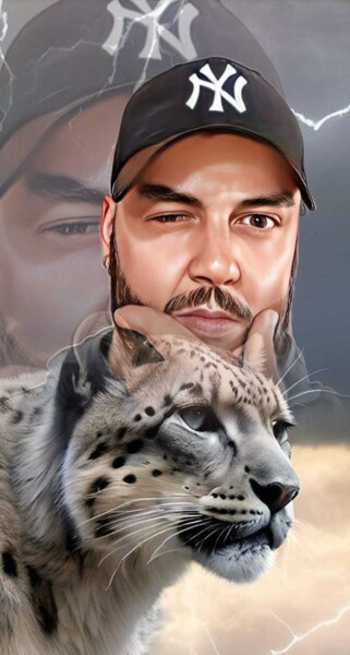 "Lynx gaze" başlıklı Dijital Sanat Nark Aymerich tarafından, Orijinal sanat, Foto Montaj