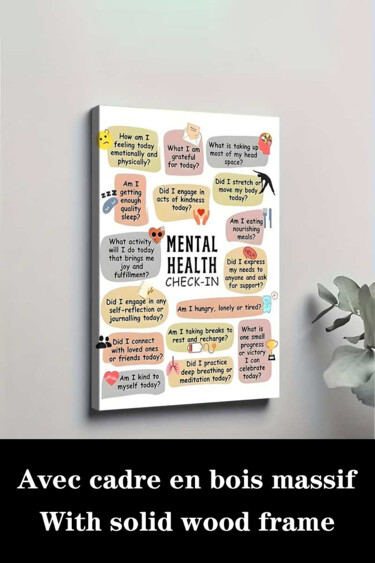 "Positive Self Talk…" başlıklı Baskıresim 江华 梁 tarafından, Orijinal sanat, Mürekkep püskürtmeli Ahşap Sedye çerçevesi üzerin…