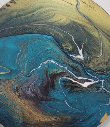 Peinture intitulée "Sainte Victoire" par Jonathan Macé, Œuvre d'art originale, Acrylique