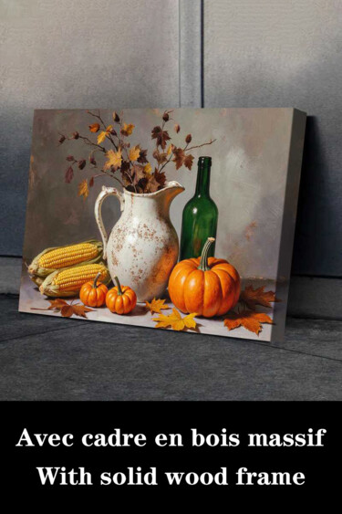 Estampas & grabados titulada "Rustic Farmhouse Au…" por Jiang Hua Liang, Obra de arte original, Chorro de tinta Montado en B…