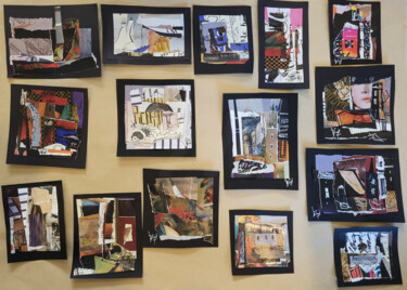 "Petits papiers d'au…" başlıklı Tablo Muriel Cayet tarafından, Orijinal sanat, Kolaj