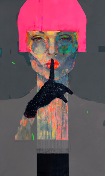 绘画 标题为“Secret” 由Viktor Sheleg, 原创艺术品, 油