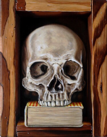 "Vanité en trompe-l'…" başlıklı Tablo Jean-Pierre Walter tarafından, Orijinal sanat, Petrol Ahşap Sedye çerçevesi üzerine mo…