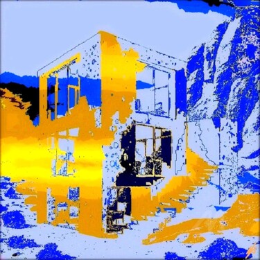 Digitale Kunst mit dem Titel "VARIATION "966"" von Christa Kloß, Original-Kunstwerk, 2D digitale Arbeit