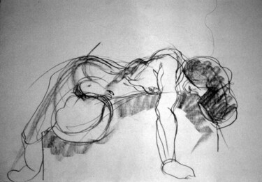 "Figure in Motion" başlıklı Resim Bibiana Ulanosky tarafından, Orijinal sanat, Kalem