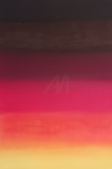 绘画 标题为“PRIMA PIGMENT N°20…” 由Pierre Locci, 原创艺术品, 颜料 安装在木质担架架上