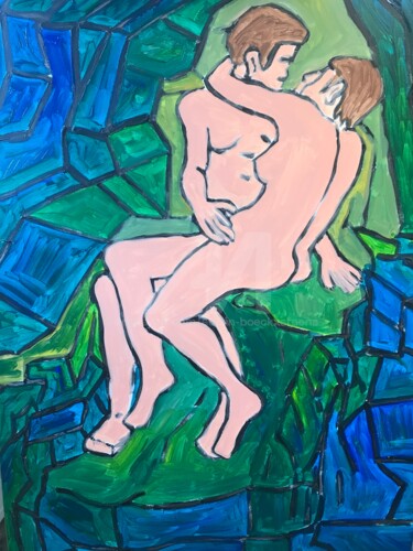 "Liefde" başlıklı Tablo Edwin Boeckxstaens tarafından, Orijinal sanat, Akrilik
