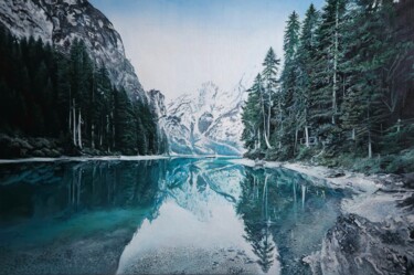 Ζωγραφική με τίτλο "Реалистичная картин…" από Евгения Дувакина, Αυθεντικά έργα τέχνης, Λάδι