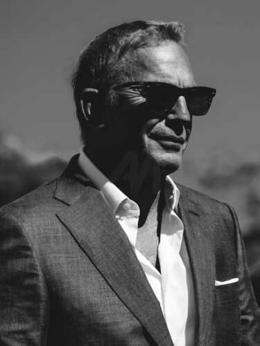 Fotografie getiteld "Kevin Costner al Li…" door Gianluca Minchillo, Origineel Kunstwerk, Digitale fotografie