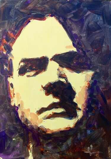 Malerei mit dem Titel "Patience" von Dominique Dève, Original-Kunstwerk, Acryl