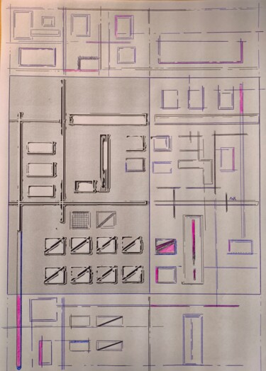 Digital Arts titled "Digital Art Hybride" by Oneink, Original Artwork, Pencil