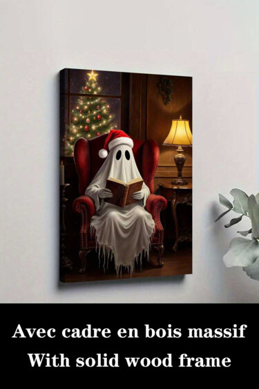 Printmaking titled "Rustic Farmhouse Wa…" by Jiang Hua Liang, Original Artwork, Inkjet Mounted on Wood Stretcher frame