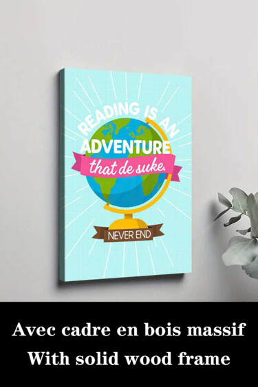 Estampas & grabados titulada "Vintage World Map R…" por Jiang Hua Liang, Obra de arte original, Chorro de tinta Montado en B…