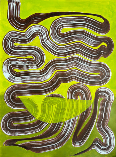 Pintura intitulada "Bad lime" por Sumit Ratta, Obras de arte originais, Tinta