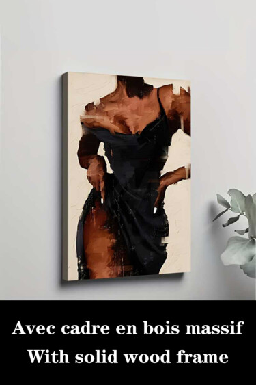 Printmaking titled "The Multifaceted Ae…" by Jiang Hua Liang, Original Artwork, Inkjet Mounted on Wood Stretcher frame