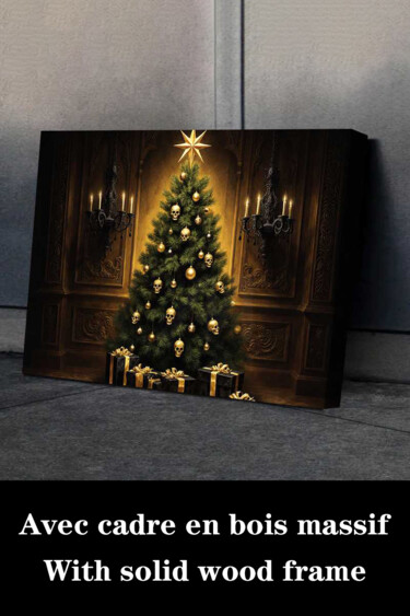 "Gothic Dark Green G…" başlıklı Baskıresim 江华 梁 tarafından, Orijinal sanat, Mürekkep püskürtmeli Ahşap Sedye çerçevesi üzeri…