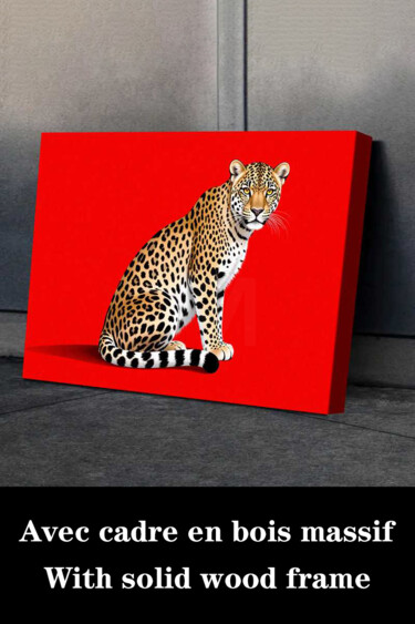 Printmaking titled "Rustic Farmhouse Wa…" by Jiang Hua Liang, Original Artwork, Inkjet Mounted on Wood Stretcher frame