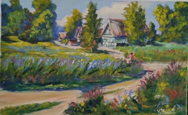 "The Road Home" başlıklı Tablo Vitalii Bondarenko (ViBond) tarafından, Orijinal sanat, Petrol