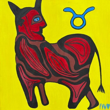 "Zodiac Series Paint…" başlıklı Tablo Violetta Kiseleva tarafından, Orijinal sanat, Akrilik