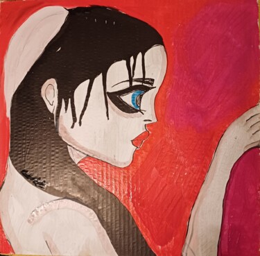 "Bloody shine bride" başlıklı Tablo Ashton Knighting tarafından, Orijinal sanat, Guaş boya