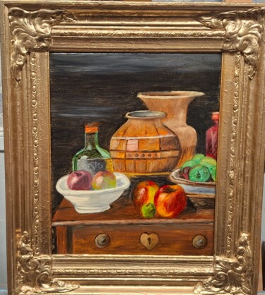 "натюрморт" başlıklı Tablo Вик Прн tarafından, Orijinal sanat, Petrol