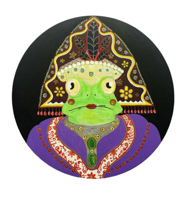 "Квабы я была царица" başlıklı Tablo Dana Kornienko tarafından, Orijinal sanat, Akrilik Ahşap Sedye çerçevesi üzerine monte…