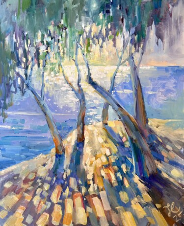 "Morning light" başlıklı Tablo July Kinart tarafından, Orijinal sanat, Petrol