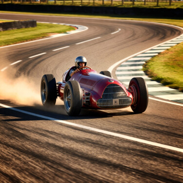 Alfetta at Monza: A Racing Echo