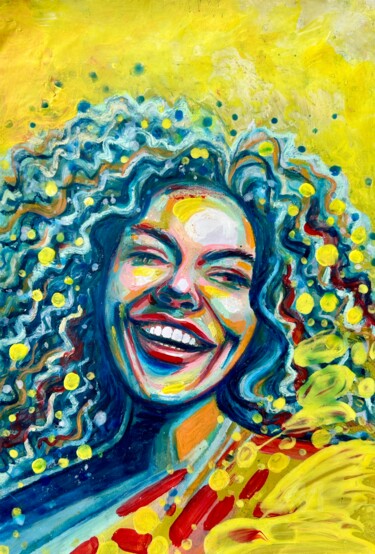 "Ausdrucksstarkes fa…" başlıklı Tablo Julia Brinkfrau tarafından, Orijinal sanat, Petrol