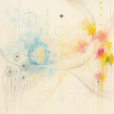 Digital Arts titled "Celestrial Prayers…" by Ziqi Yu (Fanfu), Original Artwork, Inkjet