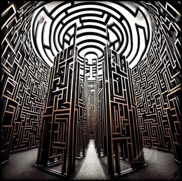 Digitale Kunst mit dem Titel "VARIATION "967"" von Christa Kloß, Original-Kunstwerk, 2D digitale Arbeit