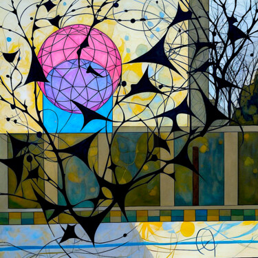 Digital Arts titled "surreal, forest, vi…" by Jawek Kwakman, Original Artwork, 2D Digital Work