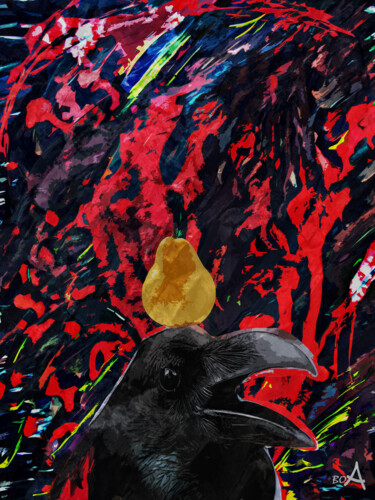 Digital Arts titled "Law of universal gr…" by Oksana Budnichenko, Original Artwork, Digital Painting