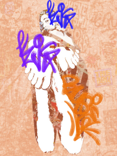 Artes digitais intitulada "#VG-01A" por V'Nian Purks, Obras de arte originais, colagem digital