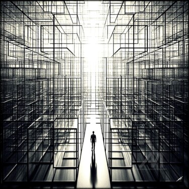 Digitale Kunst mit dem Titel "VARIATION "968"" von Christa Kloß, Original-Kunstwerk, 2D digitale Arbeit