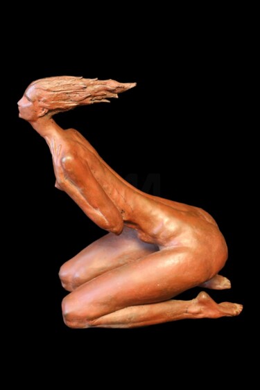 Skulptur mit dem Titel "Purificazione" von Aldo Falchi, Original-Kunstwerk, Bronze