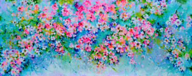 Painting titled "I've Dreamed 56 - S…" by Roxana Gabriela Soos, Original Artwork, Acrylic