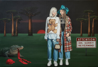 Peinture intitulée "Requiem for Little…" par Nataliya Bagatskaya, Œuvre d'art originale, Acrylique