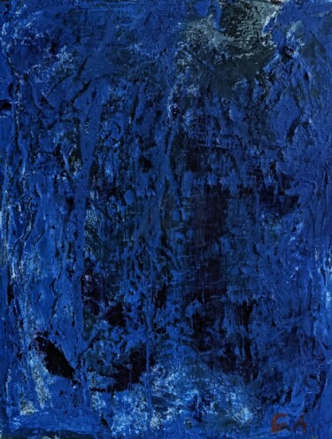 Pintura titulada "Abyssal Blue - Prof…" por Gaboriau Gérald, Obra de arte original, Oleo
