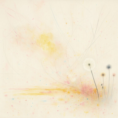 Digital Arts titled "Celestrial Prayers…" by Ziqi Yu (Fanfu), Original Artwork, Inkjet