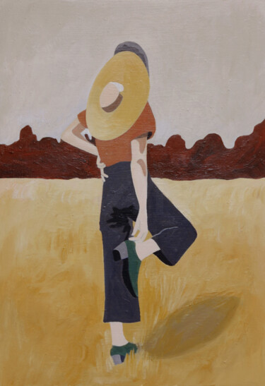 Peinture intitulée "picnic" par Young Park, Œuvre d'art originale, Acrylique