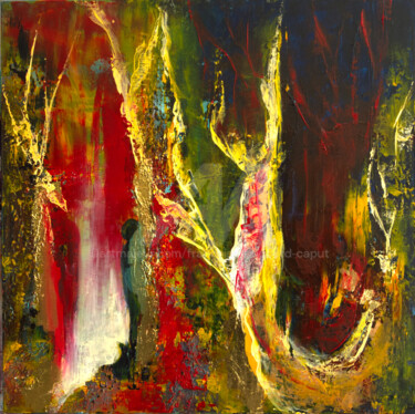 Peinture intitulée "Rendez-vous" par Françoise Dugourd-Caput, Œuvre d'art originale, Huile Monté sur Châssis en bois