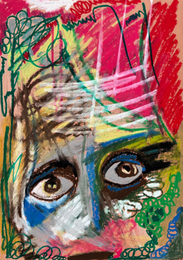 Tekening getiteld ""What Will Happen"…" door Evgeniya Minina Zhemi, Origineel Kunstwerk, Pastel