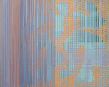 Peinture intitulée "Tanz mit Günther IV" par Markus Honerla, Œuvre d'art originale, Laque Monté sur Châssis en bois