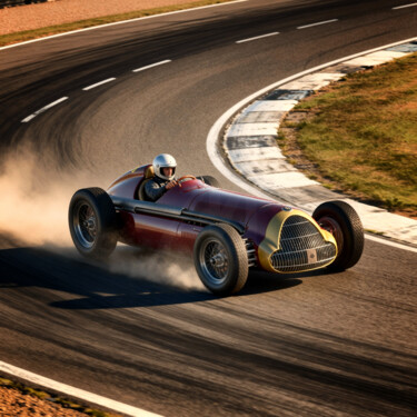 Echoes of Monza: Alfetta Painting