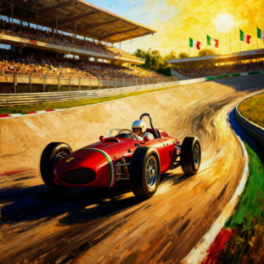 Ferrari Sharknose Racing at Monza, 1961