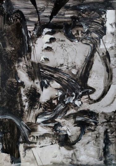 "Gray 'n Wild Milqua…" başlıklı Tablo Milto Sideris tarafından, Orijinal sanat, Akrilik