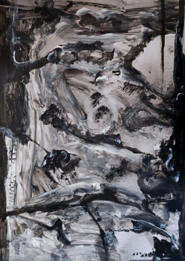 "Gray 'n Wild Milqua…" başlıklı Tablo Milto Sideris tarafından, Orijinal sanat, Akrilik