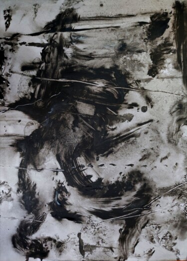 Pintura intitulada "Gray 'n Wild Milqua…" por Milto Sideris, Obras de arte originais, Acrílico